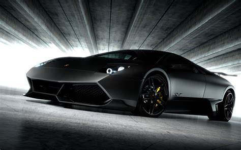 Lamborghini Murcielago Lp670 4 Superveloce Black Cars Wallpaper Hd