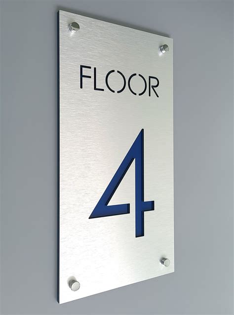 Floor Number Sign Floor Numbers And Letters Level Numbering Sign