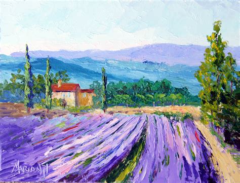 Palette Knife Painters International Lavender Farm