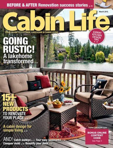 Cabin Living Magazine Subscription Discount