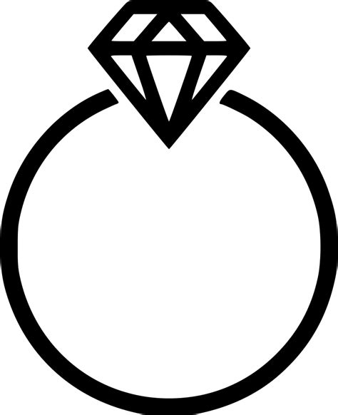 Diamond Ring Svg Png Icon Free Download (#574244) - OnlineWebFonts.COM