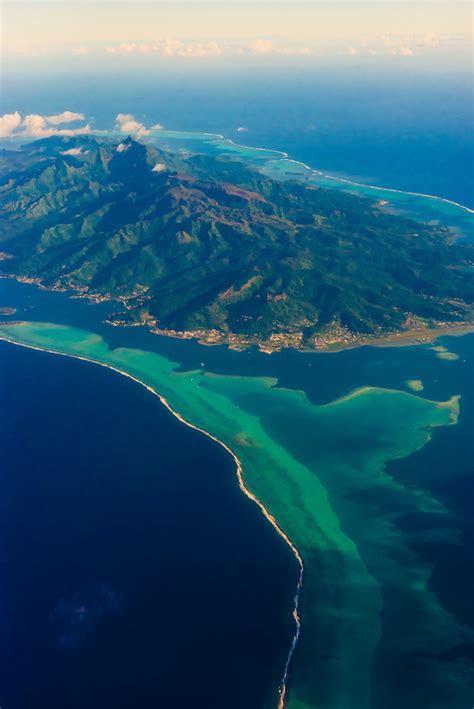 Aerial View Island Of Raiatea French Polynesia Blaine Harrington Iii