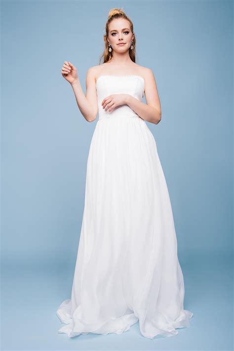 Wie häufig wird das seiden brautkleid voraussichtlich benutzt werden? Brautkleid Seide | zarter Chiffonrock trifft ...