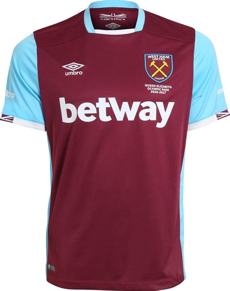 Launched West Ham United 201617 Home Kit