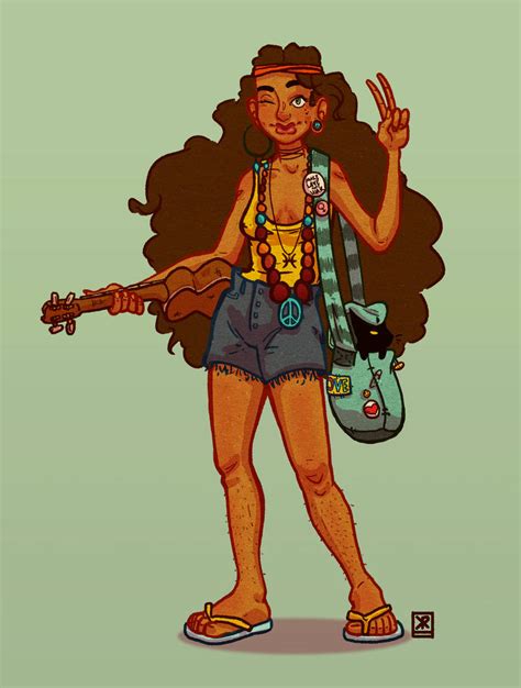 Hippie Character Design By Chirko On Deviantart