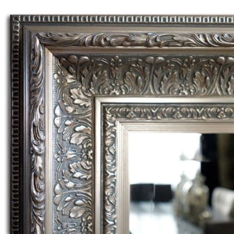 West Frames Elegance French Ornate Embossed Antique Silver Etsy