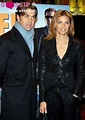 FC Barcelona: Alessandro Costacurta and his wife Martina Colombari