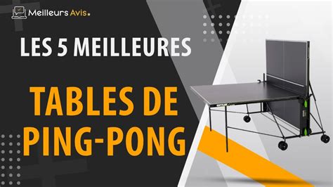 ⭐️ Meilleure Table De Ping Pong Comparatif 2023 Youtube