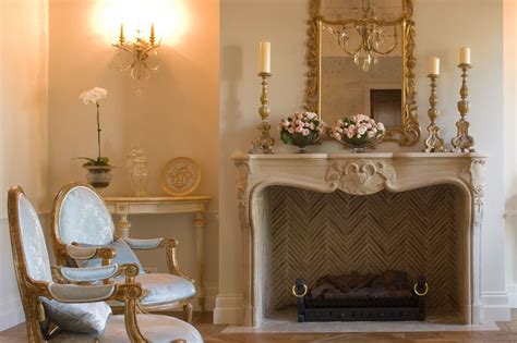 French Provincial Stone Fireplace Surrounds And Mantels Fireplace