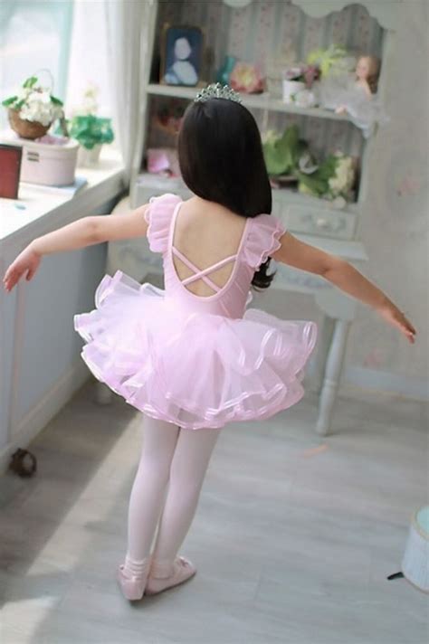 Vestido De Ballet Para Niña Ropa De Baile Rosa Trajes De B Mercado