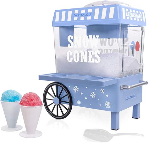 Nostalgia Scm525bl Vintage Snow Cone Maker Blue