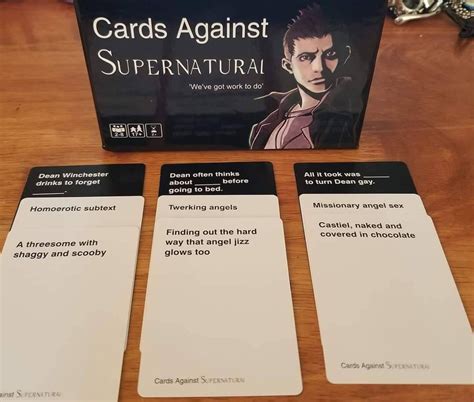 Cards Against Supernatural Humanity 355 Cards Weve Got Etsy