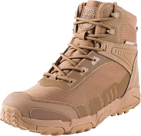 Free Soldier Mens Waterproof Hiking Boots Durable Military