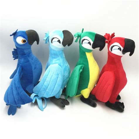 Rio Movie Plushie Toy 12 Parrot Bird Soft Stuffed Animal Figure Doll
