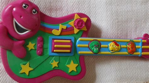 Jakks Barney Dance And Play Guitar Instrument Toy With Music And Songs