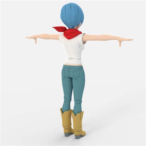 We are passionate about dragon ball z and we want to share that passion by bringing you the most amazing and coolest collections of dbz products on our website, the best selection at a reasonable price in the world. Bulma from Dragon Ball Z Free 3D Model