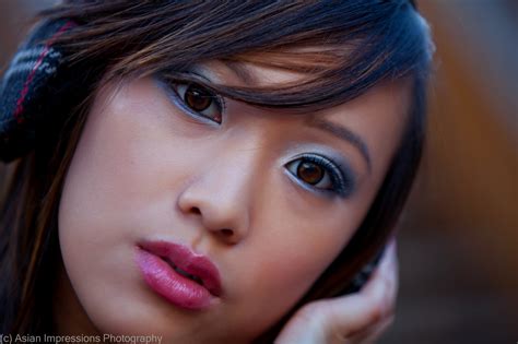 Wallpaper Face Model Eyes Glasses Red Asian Blue Black Hair