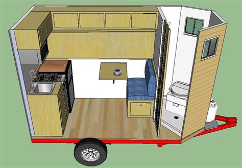 Off Grid Projects Homemade Camper Tiny Camper Trailer Teardrop