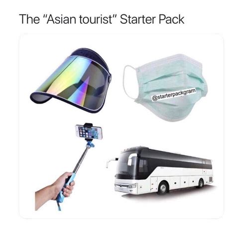 Starter Pack Memes Asian Gambaran