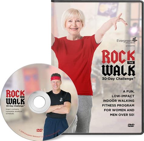 Evergreen Wellness Rock The Walk 30 Day Workout Challenge Dvd For