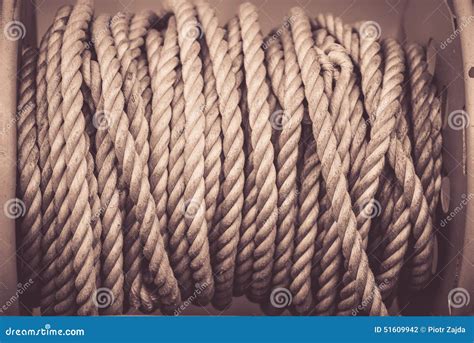 Marine Rope Closeup Stock Photo Image Of Miscellaneous 51609942