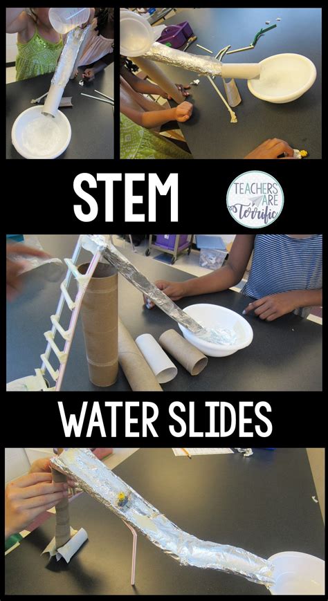 Stem Challenge Build A Water Slide To Try With A Toy Figure Can You