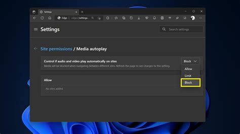 How To Disable Video And Audio Autoplaying In Microsoft Edge Youtube