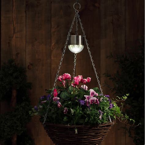 Pick a garden design that suits if your site is wet, choose from a host of flowering bog plants to light up your space. 2 x Noma Solar Hanging Basket Lights Flower Planter Garden ...