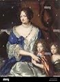 Duchess Sophia Dorothea of Brunswick and Luneburg with her children ...