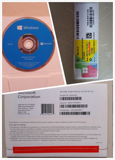 Windows 10 is also software. Original Microsoft Windows 10 Pro Software Coa Sticker ...