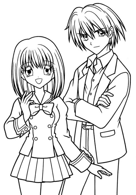 Desenhos para colorir estão entre as atividades favoritas da criançada. Pintar é divertido - Desenhos para colorir: Anime