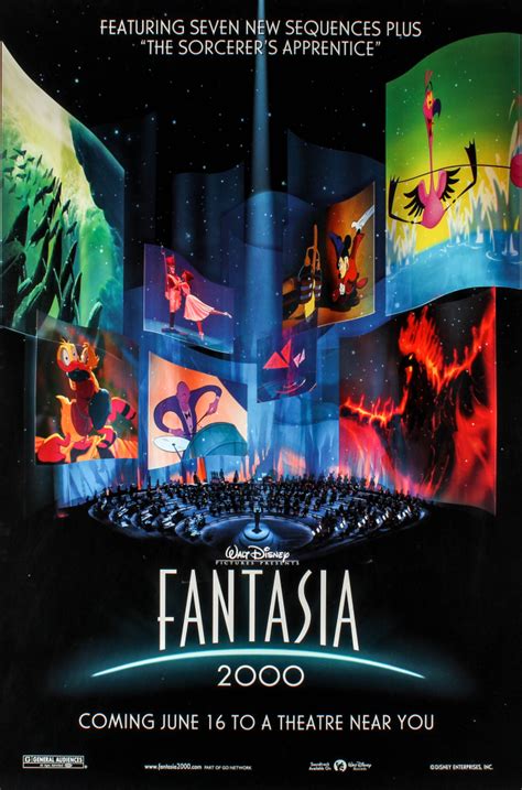 Fantasia 2000 27x40 Glossy Original Movie Teaser Poster Pristine
