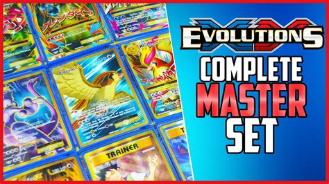 Pokemon fansite founded in 2000. Pokemon Cards- Pokemon XY Evolutions Complete MASTER Set Collection! - YouTube