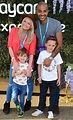 Emma Bunton with Jade Jones and sons Beau and Tate at British ...