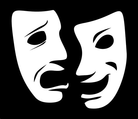 Theatre Masks Clip Art Library