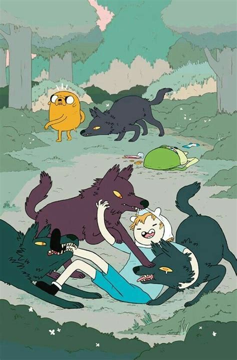 Theyre Just Playing With Those Wolves Caarton Adventure Time