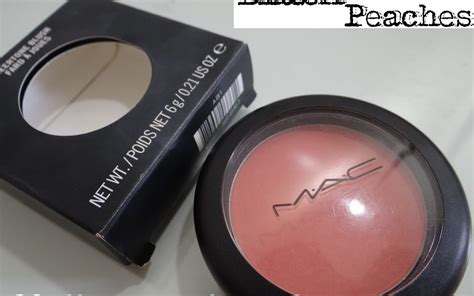 Blush Peaches Mac Resenha Swatch Review