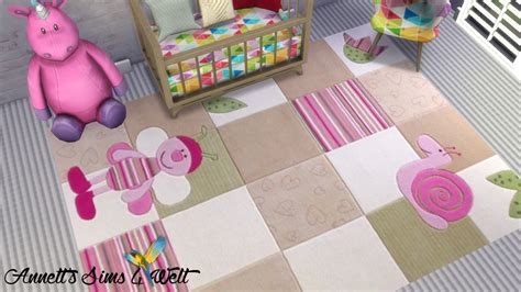 Sims 4 Ccs The Best Kids Rugs Part 1