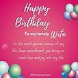 120+ Romantic Birthday Wishes for Wife, Greetings & Images