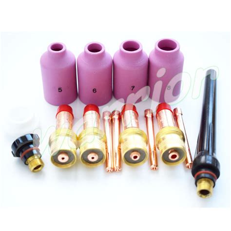 Tig Torch Consumables Accessories Kit Tig Gas Lens Insulator Nozzle