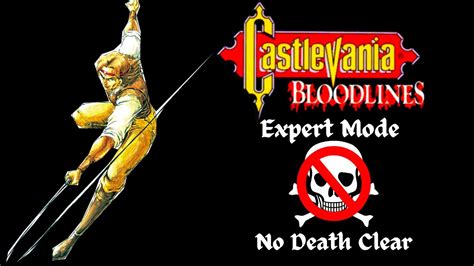 Castlevania Bloodlines Sega Genesis John Morris Expert Mode No