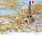 Map Of Eiffel tower Paris France | secretmuseum