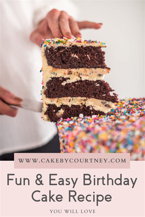 Easy Chocolate Cake With The Most Delicious Cake Batter Buttercream