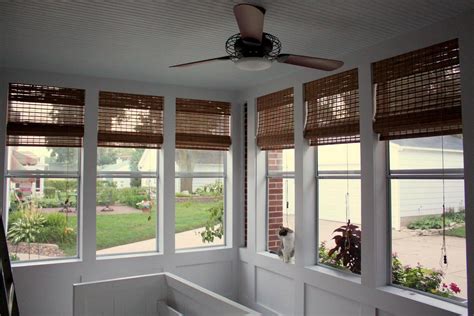 Outdoor Bamboo Shades For Screened Porch