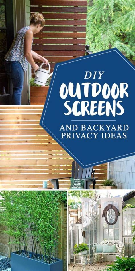 Diy Outdoor Screens And Backyard Privacy Ideas • The Garden Glove