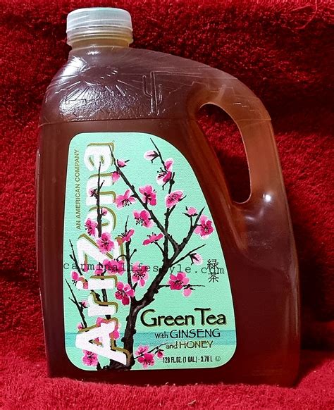 Arizona Green Tea With Ginseng And Honey Made In Usa