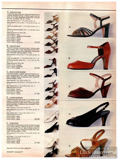 284 Retro Womens Shoes From The 80s Click Americana