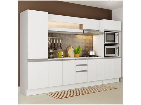 Cozinha Compacta Madesa Smart G200740909 Com Balcão 14 Portas 2