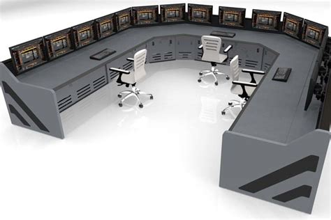 Control Room Furniture And Accesories For Security Surveillance Facilities