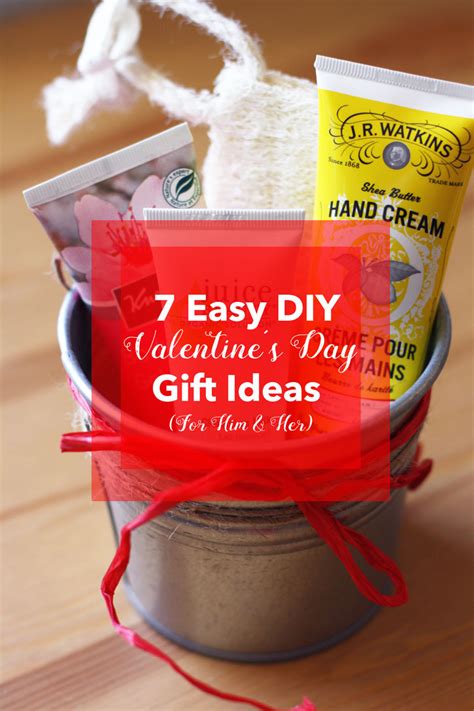 This diy mason jar idea is one of the most creative among these valentines gift ideas for her that you can see today. 7 Easy DIY Valentine's Day Gift Ideas (For Him & Her ...